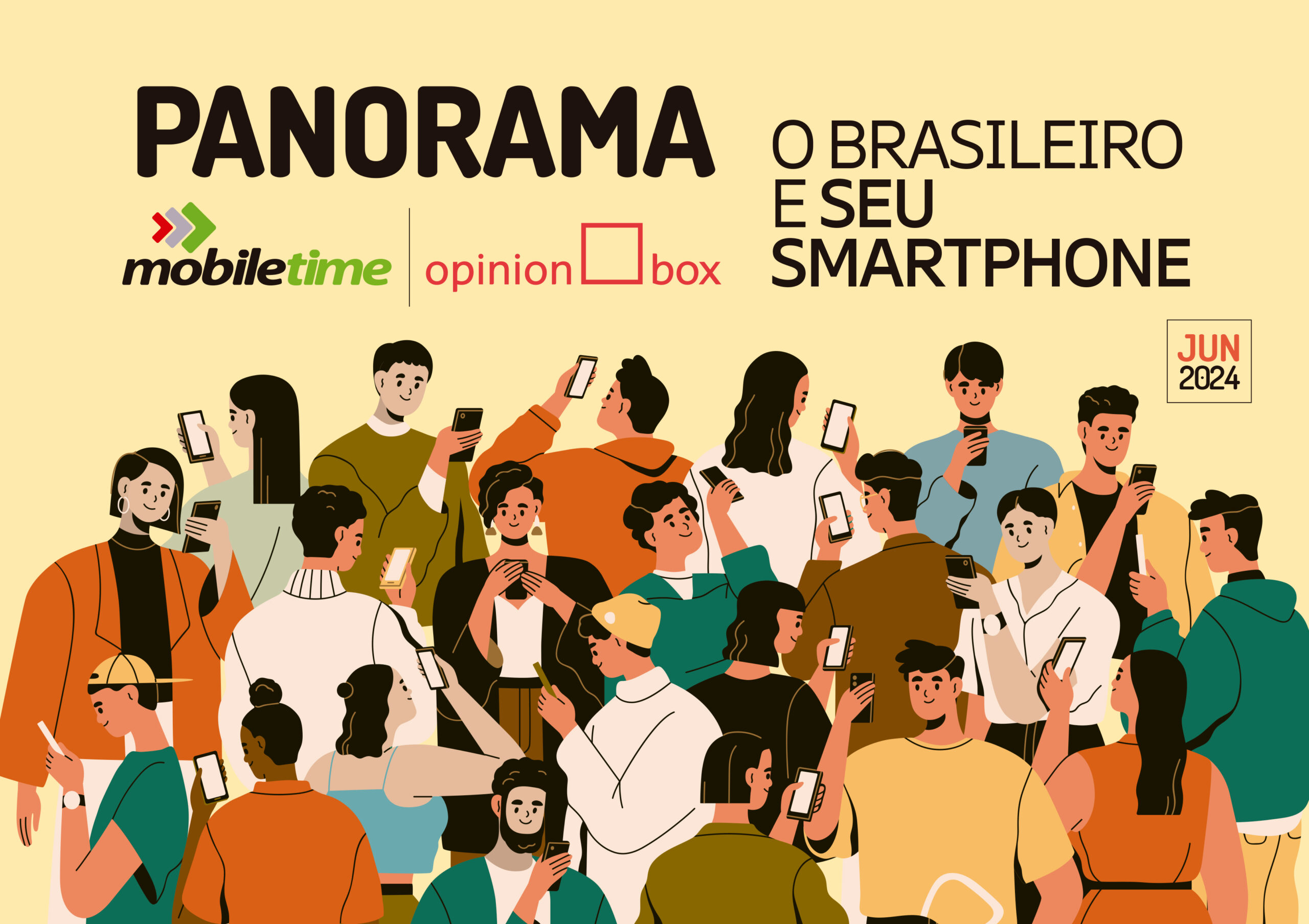 Brasileiro e seu smartphone