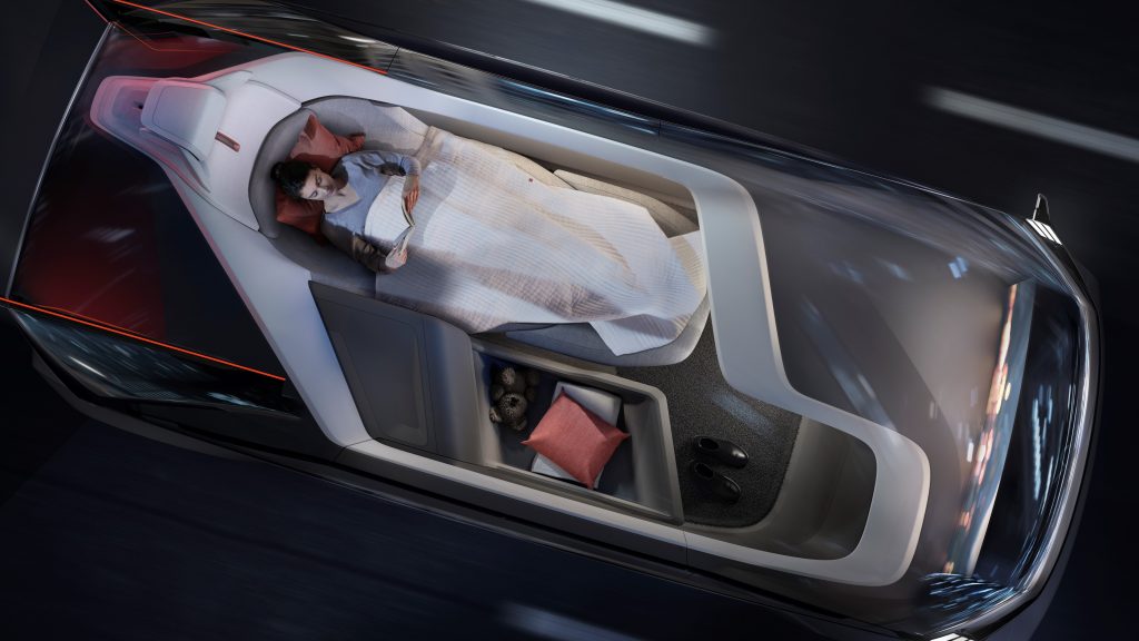 237048 Volvo 360c Interior Sleeping