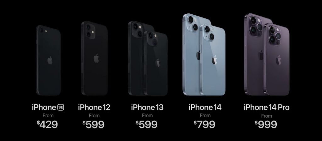 nova série iphone 14 da apple à venda durante o dia de lançamento