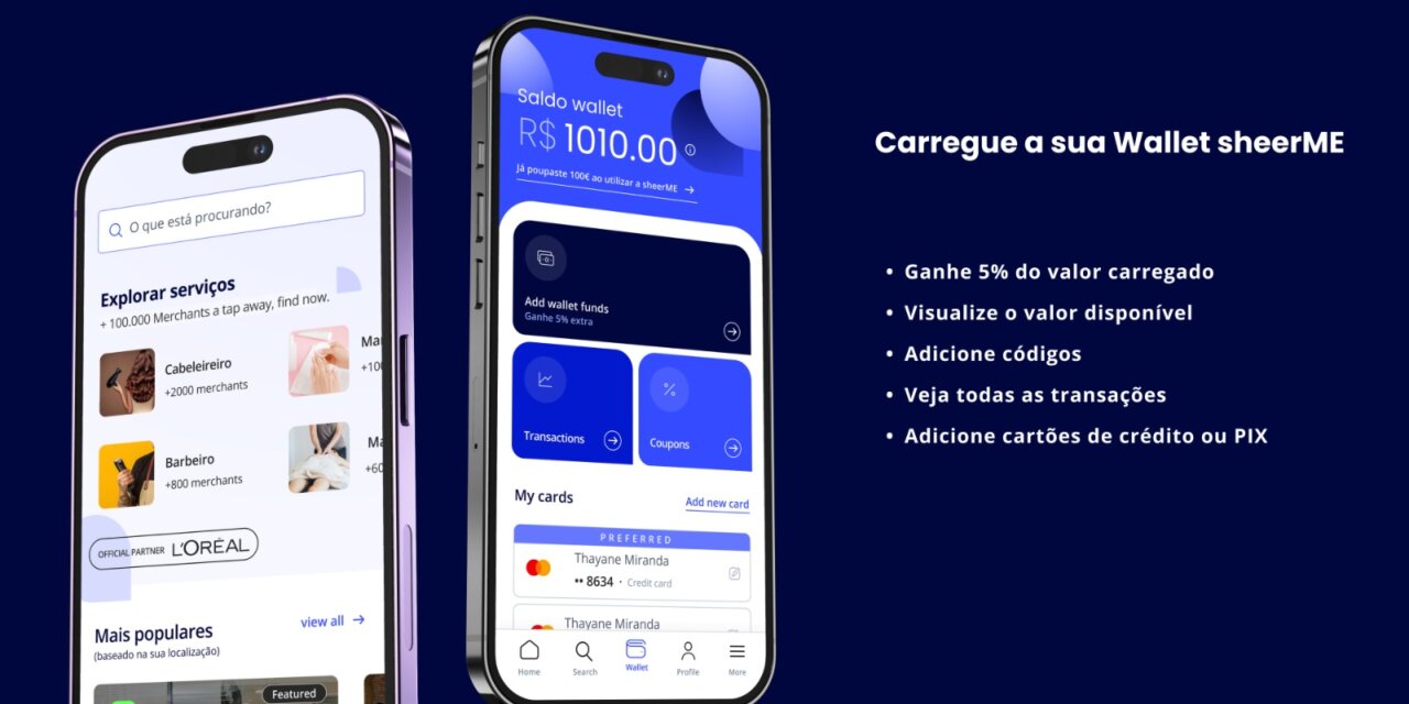 SheerME: app com serviços de bem-estar e beleza chega ao Brasil