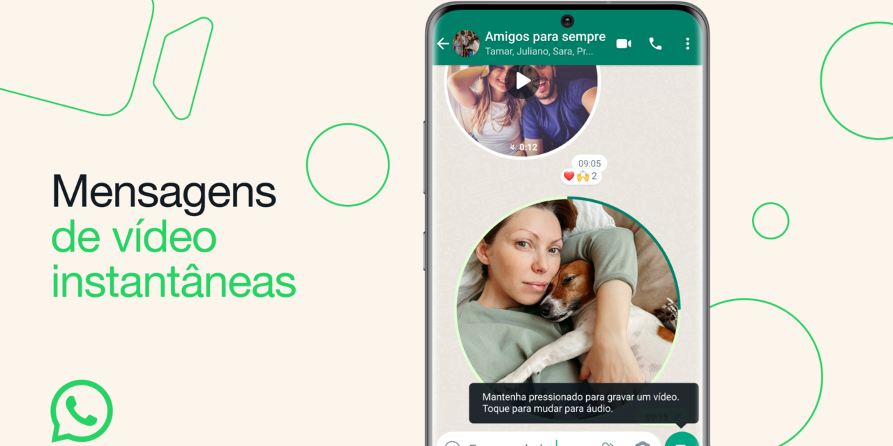 O WhatsApp revoluciona a forma de comunicação ao lançar suas inovadoras  mensagens de vídeo instantâneas - News