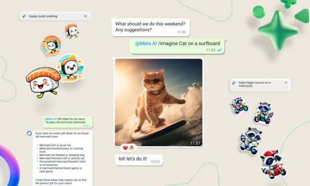 WhatsApp – figurinhas personalizadas com IA