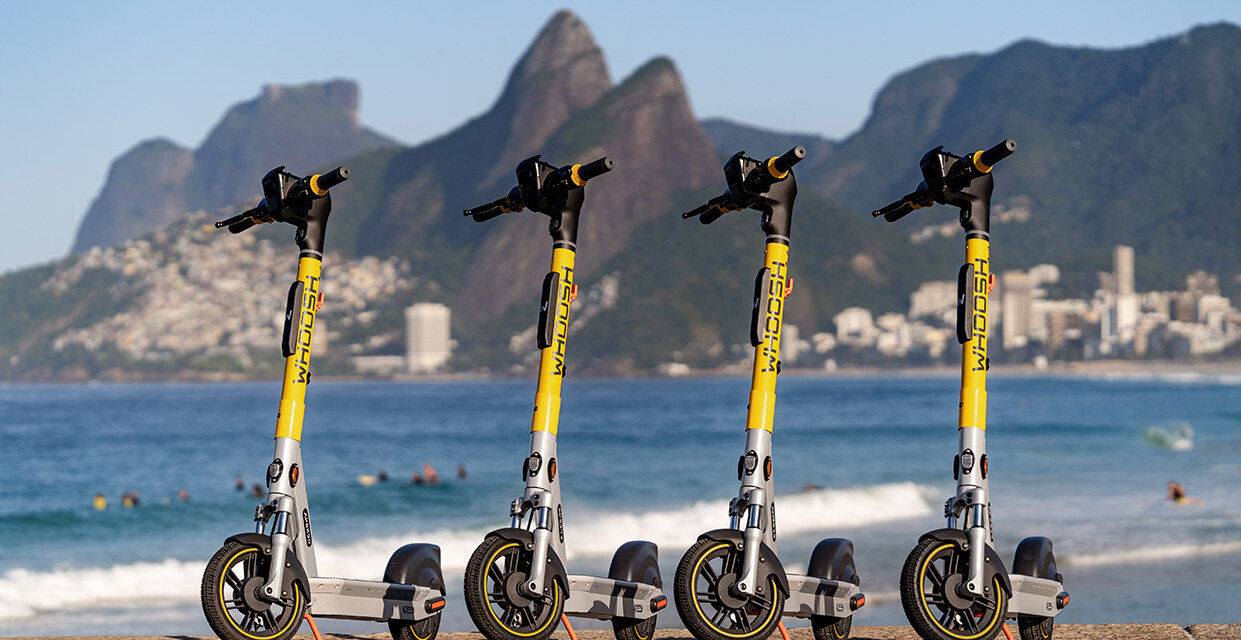 Whoosh: empresa que oferece aluguel de patinetes por app chega ao Rio de Janeiro