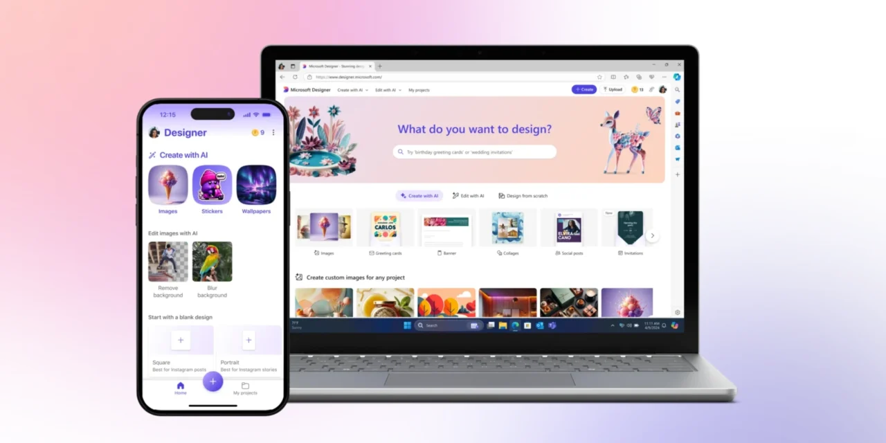 Microsoft Designer está disponível para Android e iOS