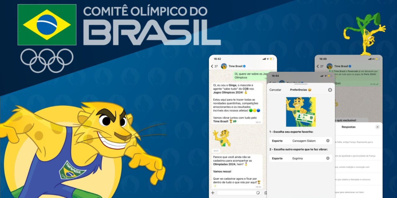 COB lança chatbot no WhatsApp para Jogos Olímpicos