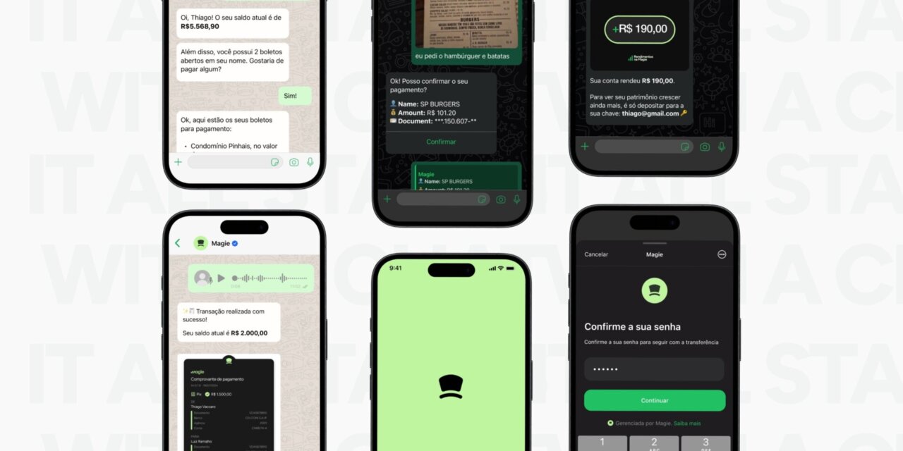 Lux Capital injeta R$ 22 milhões na Magie, conta digital por WhatsApp
