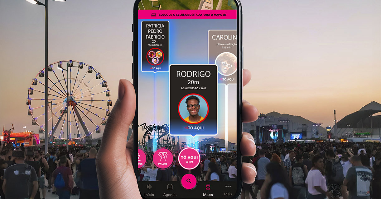 App do Rock in Rio ganha função de localização com realidade aumentada