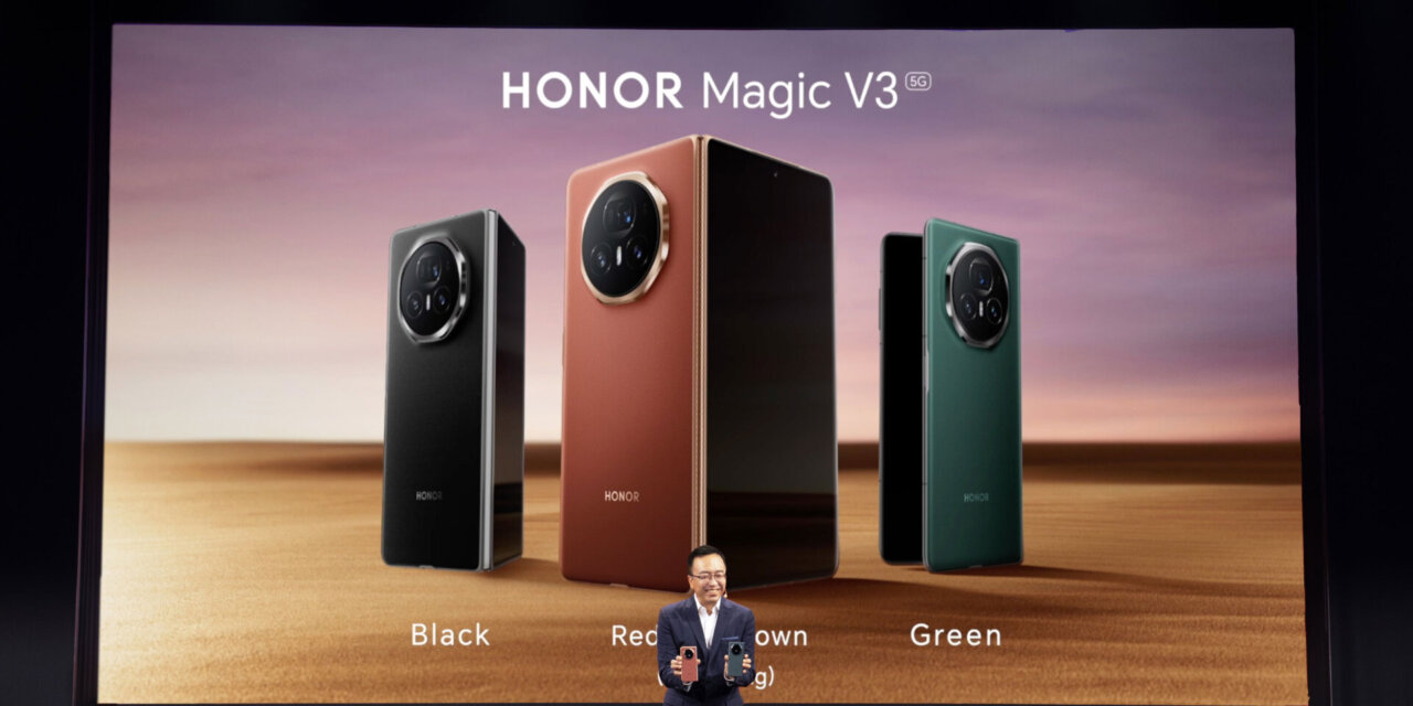 Honor lança smartphone dobrável fino Magic V3