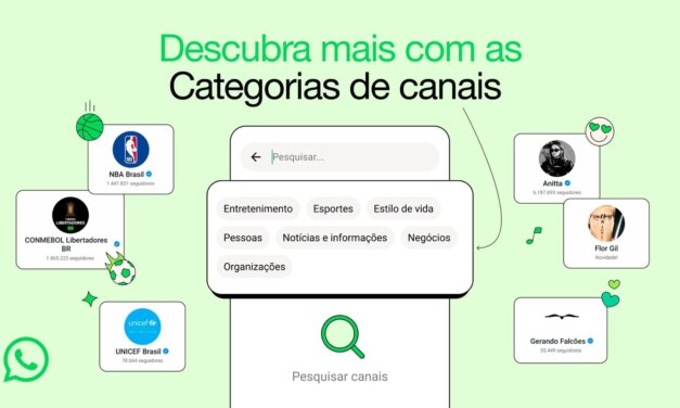 Canais de WhatsApp passam a ser divididos em categorias