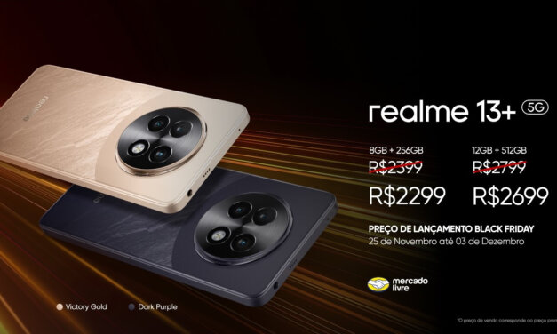 realme lança smartphone 5G de olho em público gamer na Black Friday