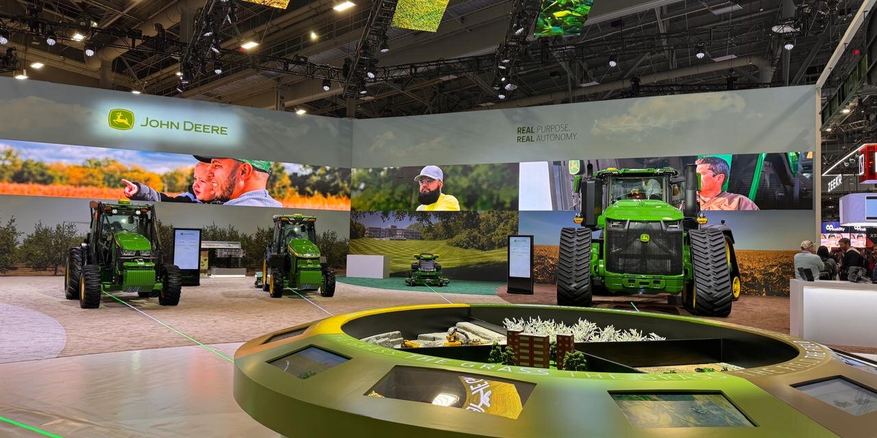 John Deere adiciona IA em nova geração de tratores autônomos